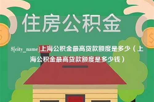 涉县上海公积金最高贷款额度是多少（上海公积金最高贷款额度是多少钱）